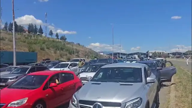 Kolaps na granici Evzoni, na ulasku u Grčku/ Foto: RINA