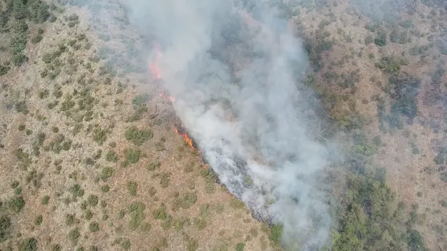 Gašenje požara u Kaoni kod Lučana/ Foto: RINA