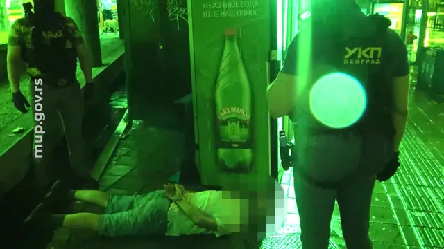 Hapšenje osumnjičenog za silovanje i pokušaj razbojništva - Foto: Printscreen/Ministarstvo unutrašnjih poslova Srbije