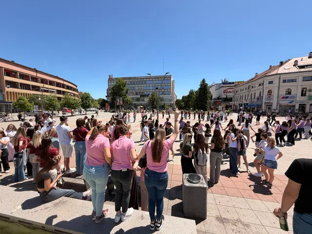 Maturanti Medicinske škole u Čačku/ Foto: RINA