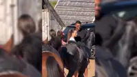 Neverovatan snimak sa Žabljaka: Jedan od najboljih fudbalera sveta jaše konja na Durmitoru, došao u selo koje obožava Novak Đoković (FOTO)