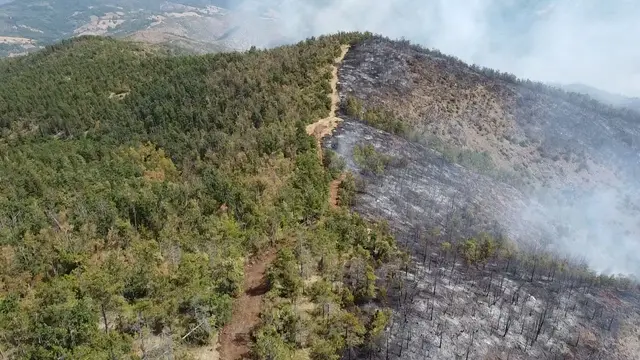 Gašenje požara u Kaoni kod Lučana/ Foto: RINA