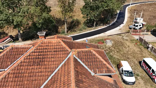 Asfaltirana deonica u Trbušanima u Čačku / foto: Jovan Nikolić, RINA