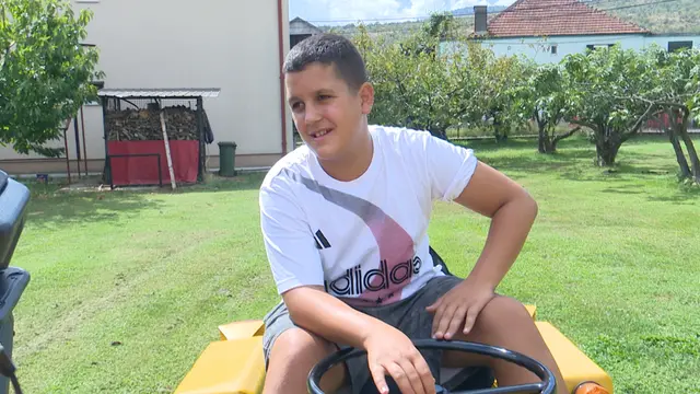 Đorđe i Dušan čitavo leto radili d abi kupili traktor / foto: RINA