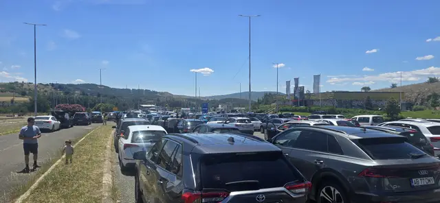 Kolaps na granici Evzoni, na ulasku u Grčku/ Foto: RINA