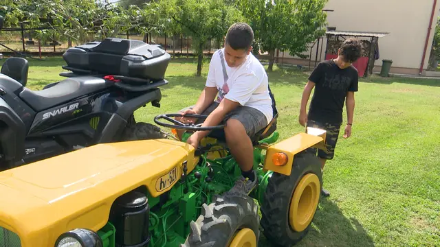 Đorđe i Dušan čitavo leto radili d abi kupili traktor / foto: RINA