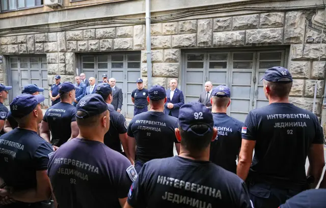 Poseta direktora policije Policijskoj upravi za grad Beograd - Foto: Ministarstvo unutrašnjih poslova Srbije